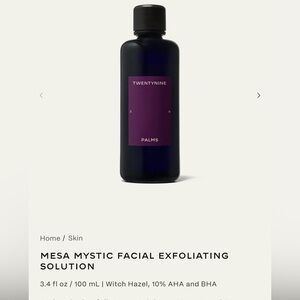 29 Palms Mesa Mystic Facial Exfoliating Solution - coming soon